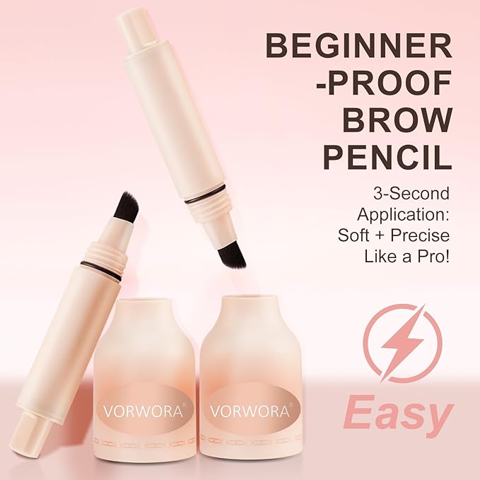 Eyebrow Pen with Hair-Like Strokes, Microblading Eyebrow Pen, Angled Brow Tint Brush for Eyebrows, Smudge Proof, Long Lasting, Easy to Color, Soft Black-Velvo Beauty