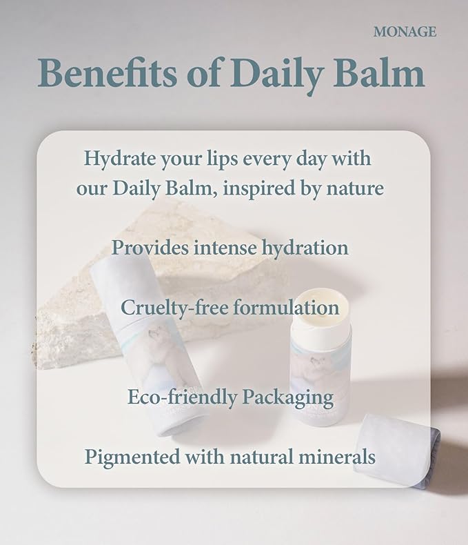 Korea Vegan & Nourishing & Moisturizing Lip Care Made from 100% Natural Ingredients, Organic Moisturizer for Dry, Cracked Lips & Skin, Everyday Lip Balm, Daily, 0.38 Ounce-Velvo Beauty