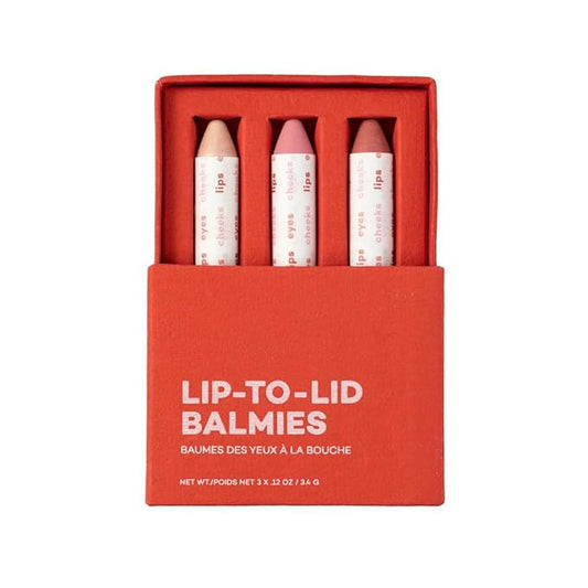 Axiology Multi Stick Crayons For Eyes, Lips, Cheeks Balmies Trio Gift Set Creamy Buildable Lightweight Moisturizing Blush Face Sticks Contour & Highlight All Day Wear Face Makeup (Cotton Candy Skies)-Velvo Beauty