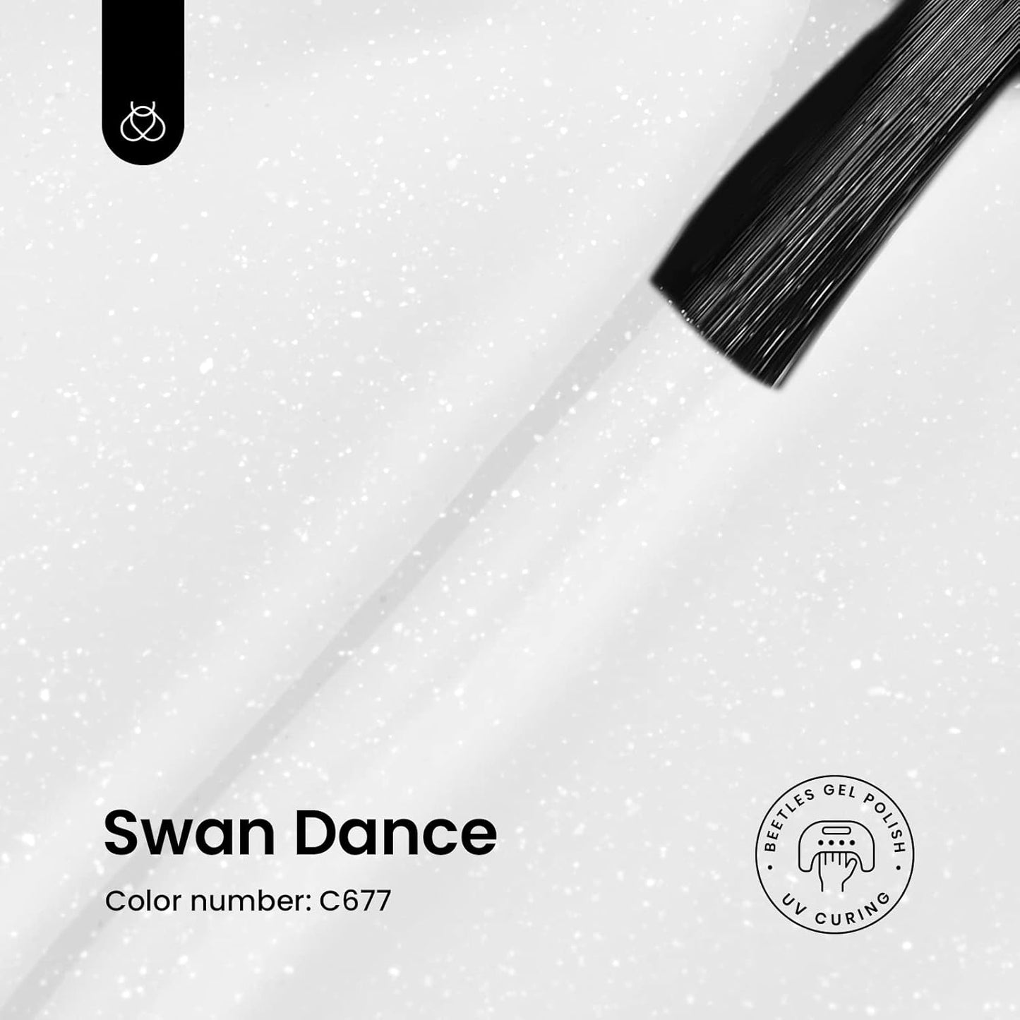 Beetles White Gel Nail Polish-15 ml Shimmer Glitter Milky White Gel Nail Polish Soak Off UV/LED Lamp Nail Art Manicure Salon DIY for French Nail Home Gift for Women Girls-Velvo Beauty