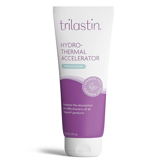 TriLASTIN Hydro-Thermal Accelerator - Moisturizer (3oz / 88ml) | Vitamin-Infused Skin Serum | Pregnancy and Postpartum Skin Care for Stretch Mark Prevention | Hypoallergenic and Paraben-Free Formula-Velvo Beauty