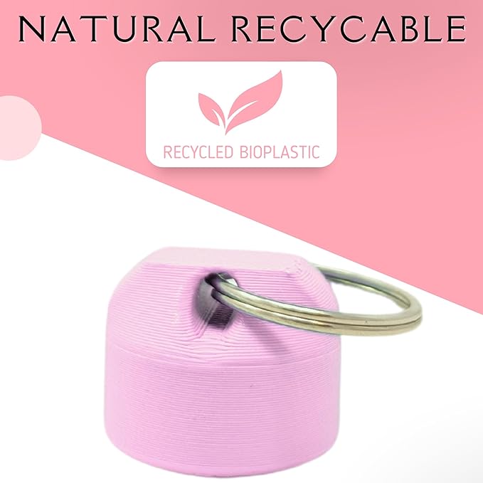 Keychain Holder EOS Lip Balm Stick (Keychain Only) - Travel Size Lip Balm Chapstick - Healing Stick - Made in USA-Velvo Beauty