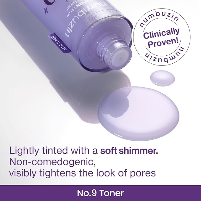 numbuzin No.9 Toner | NAD+ PDRN Glow Boosting Toner | Glowing, Firming, Hydrating, Elasticity, Wrinkles, Fine Lines, Korean Skincare | Salmon PDRN, Peptides, NAD | Essence for Dry Skin | 5.07 fl. Oz-Velvo Beauty
