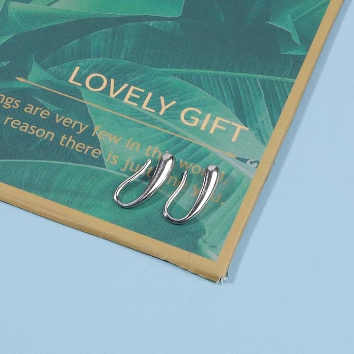 Vintage Water Drop Earrings Gold Teardrop Earrings Tiny Droplet Earrings Minimalist Everyday Earrings Jewelry for Women and Girls-Velvo Beauty