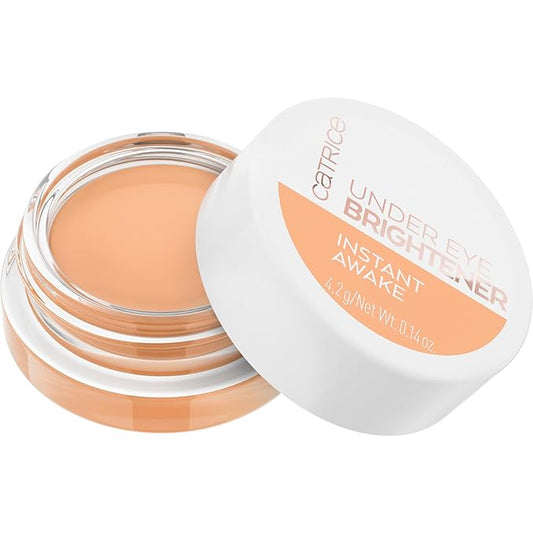 Catrice | Under Eye Brightener | Conceal & Brighten Dark Circles | With Hyaluronic Acid & Shea Butter | Vegan, Cruelty Free & Paraben Free (020 | Warm Nude)-Velvo Beauty
