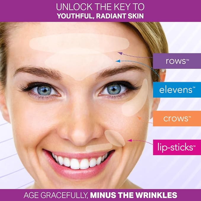 Furlesse Rows Wrinkle Patches, Overnight Forehead Wrinkle Patches for Fine Horizontal Lines, Non-Invasive Anti-Wrinkle Patches, Anti-Aging Skincare, 30 Patches, 30-Day Use-Velvo Beauty