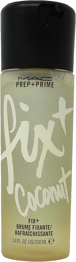 Mac Prep and Prime Fix Plus Skin Refresher Finishing Mist (Scent Coconut) 3.4 Ounces-Velvo Beauty