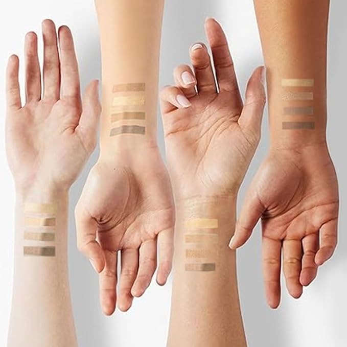 Contour and Highlight Palette Powder Contour Kit Concealing, Highlighting & Contouring Foundation/Concealer Palette Full Coverage Concealer for Mature Skin-Velvo Beauty