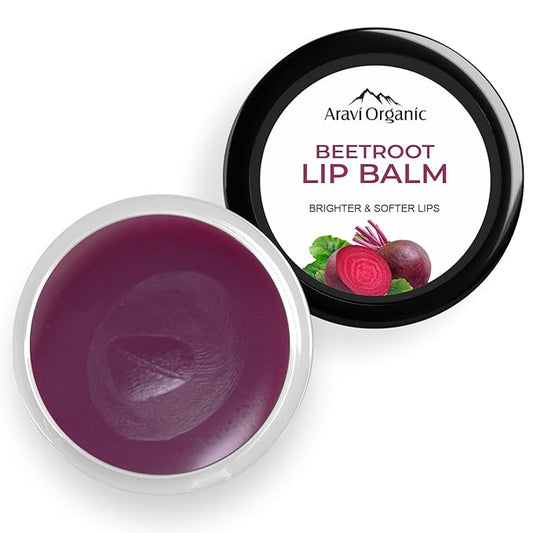 Beetroot Lip Balm For Women & Men | For Dark Lips, Lip Lightening, Dry & Chapped Lips | Makes Soft & Glossy Lips-Velvo Beauty