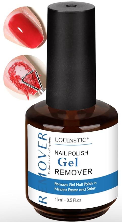 LOUINSTIC Gel Nail Remover - 1 PC,Fast Acting, No Soaking or Wrapping,2-5 Minutes to Easily Remove Gel Nail Polish,Gentle on Nails, Portable Design, Ideal for Home Nail Care Kit-Velvo Beauty
