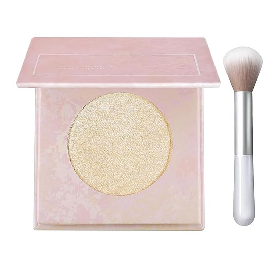 Beige Glittering Face Palette,Stereo for Face Retouching, Eye Shadow Highlighting Shadow Finish Palette, Natural，Low Saturation Makeup Contour Face Palette-Velvo Beauty