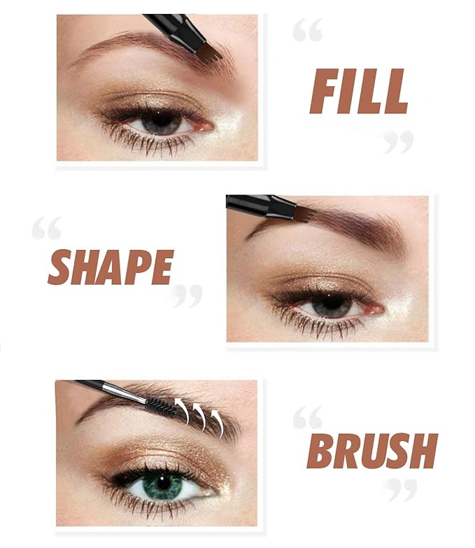 iMethod Eyebrow Pen - iMethod Eyebrow Pencil with a Micro-Fork Tip Applicator Creates Natural Looking Brows Effortlessly and Stays on All Day, Brown-Velvo Beauty