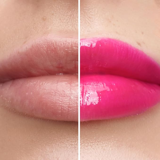 All-in-One Lip Tinted Plumping Oil - Universal Color & Moisture, Soft Balm for Day & Night Use, Lip Mask&Lip Gloss - Long-Lasting & Scented, Berry Ice 404-3ml/0.1fl.oz-Velvo Beauty