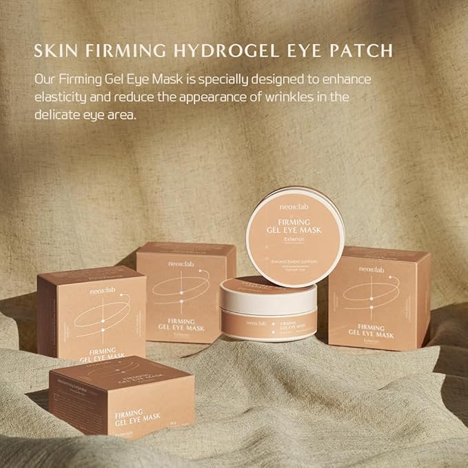 Firming Gel Eye Mask 60ea (30pairs) - Refreshing Hydrogel Eye Patch with Collagen, Peptide, Rice Ceramide, Lactobacillus Ferment for a Firm Eye Area, Reduces Fine Lines, Eye Bags, Puffy Eye-Velvo Beauty