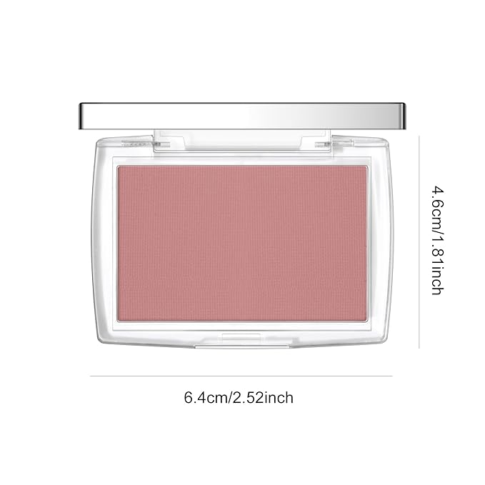 KYDA Powder Blush, Radiant Glow Face Blusher, Blendable Formula, Lasting Moisturizing, Ultra Fine Lightweight Texture, Rosewood-Velvo Beauty