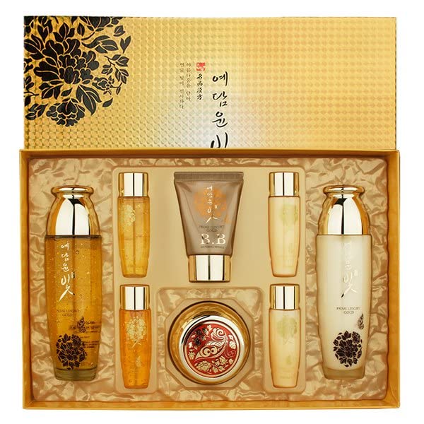 Premium Luxury Gold Women Facial Skin Care Set (4Pcs) Beauty & Personal Care, Nourishing And Moisturizing, Calming Korea Cosmetic for Yedam Yun Bit-Velvo Beauty