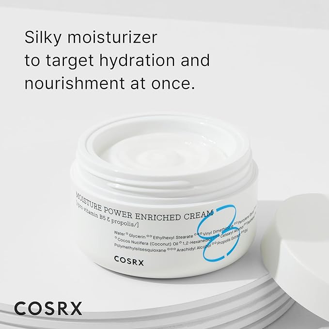 COSRX Hyaluronic Acid Moisturizer for Day & Night with Pro Vitamin B5 (D Panthenol) 50ml/1.69 fl.oz | Propolis Extract, Ceramide, Long Lasting Hydration for Dry, Sensitive Skin, Korean Skin Care-Velvo Beauty