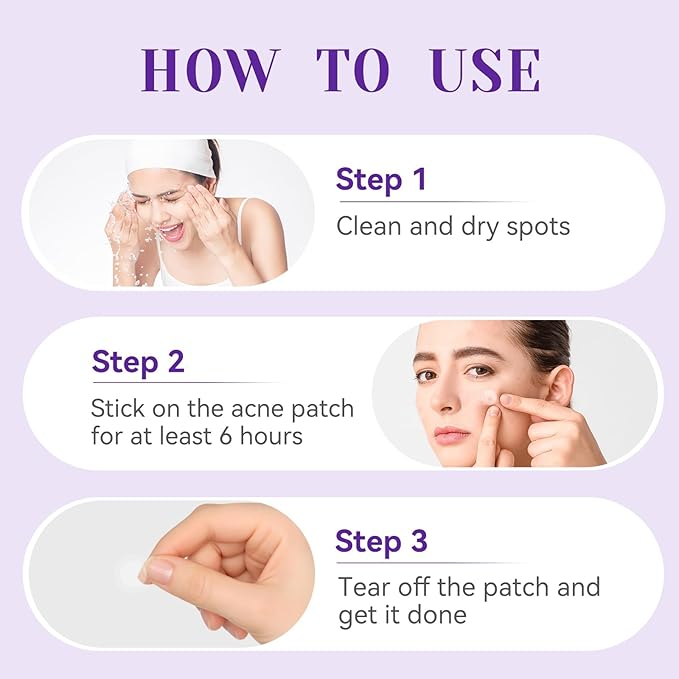 Overnight Pimple Patches for Face - Maximum Strength Hydrocolloid for Cystic Acne & Dark Spots (72 Count) - 10mm & 12mm Medicated Night Time Treatment-Velvo Beauty