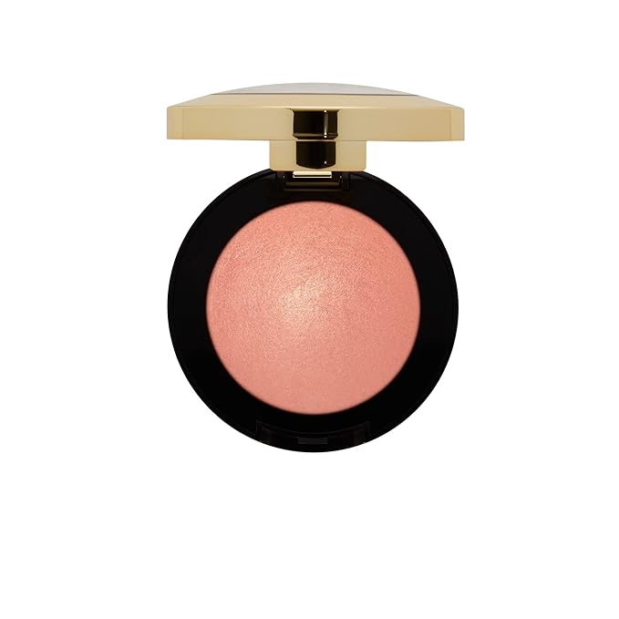 Milani Baked Blush, Powder Blush for Cheeks, Cruelty Free Makeup - Shape, Contour & Highlight Face for a Shimmery or Matte Finish -Luminoso-Velvo Beauty