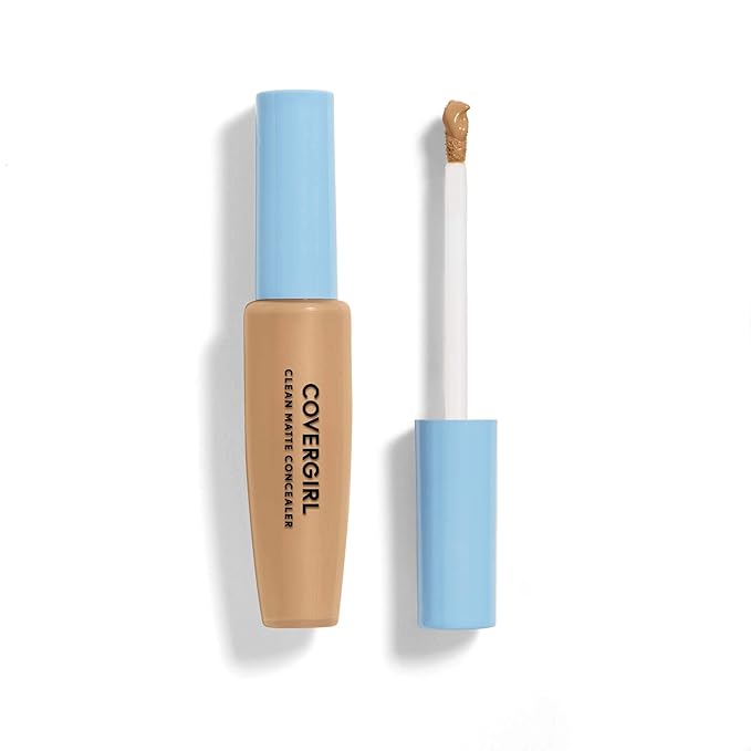 COVERGIRL - Clean Matte Concealer, Oil-Free, Lightweight Formula, Blendable, Natural-Looking Coverage, 100% Cruelty-Free-Velvo Beauty