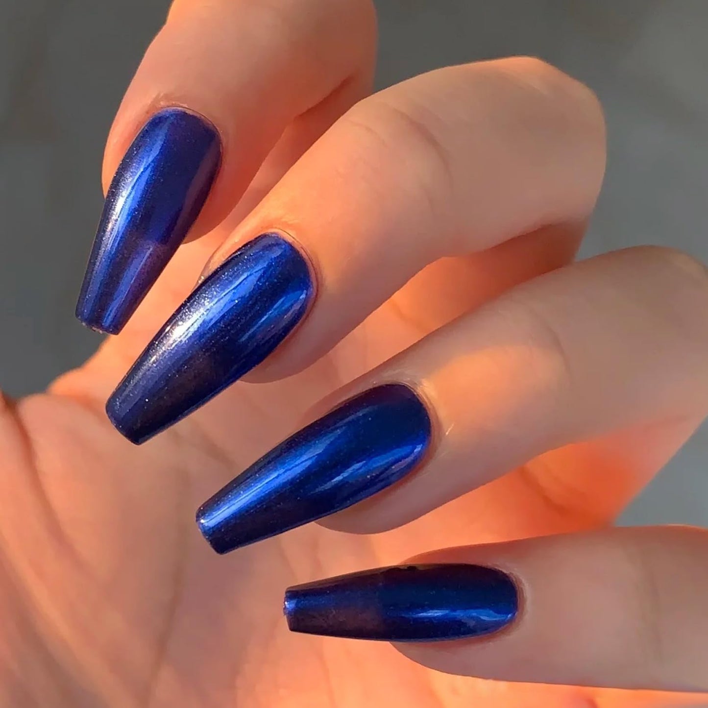 Major Dijit Quick Dry Nail Polish Pearl Blue Summer Nail Lacquer for Nail Art Cruelty-Free Regular Nail Polish 0.41 fl oz.-Velvo Beauty