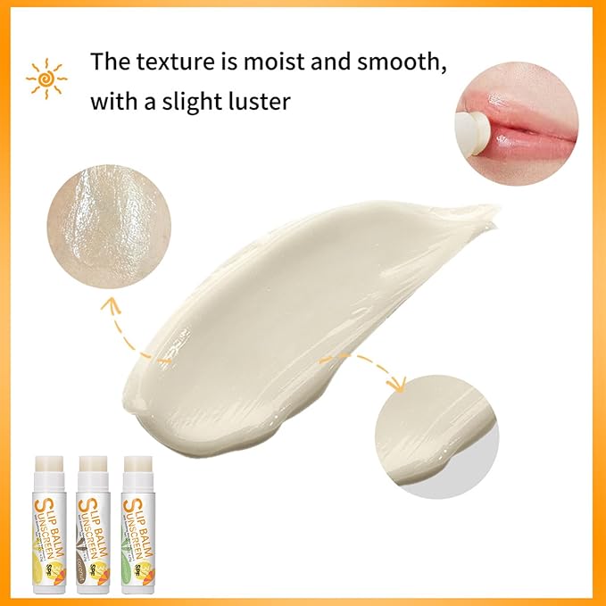 Spf 30 Lip Balm, 3Pcs Sunscreen Lip Balm, Lip Balm With Spf, Flavored Lip Balm, Vitamin E Lip Balm Set, Aloe Vera Hydrating Lip Balm for Women Gilrs-Velvo Beauty