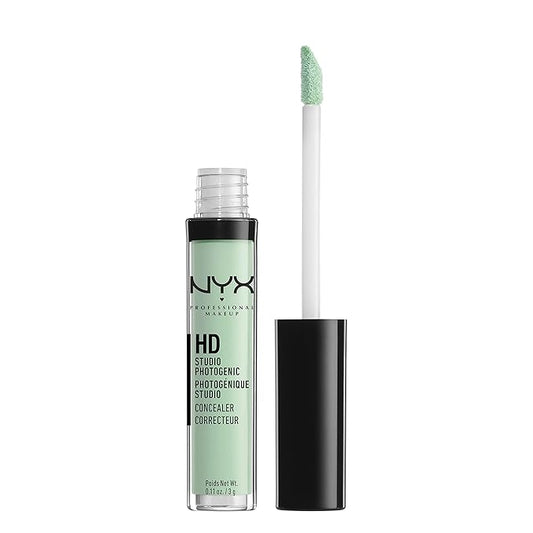 NYX PROFESSIONAL MAKEUP HD Studio Photogenic Concealer Wand, Medium Coverage - Green-Velvo Beauty
