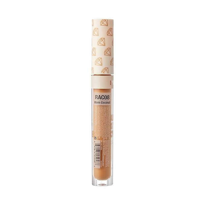 Ruby Kisses All Day Concealer Lightweight Full Coverage Multi-Use Concealer 0.13 Fl Oz (Warm Coconut)-Velvo Beauty