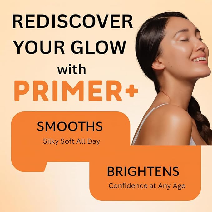 5 in 1 Primer For Face Before Makeup | 17% Vitamin C | All Day Grip | Dark Spot Corrector | Silky Matt Finish | Chemical Free | Vegan | All Skin Types | Made in America | 1fl oz-Velvo Beauty