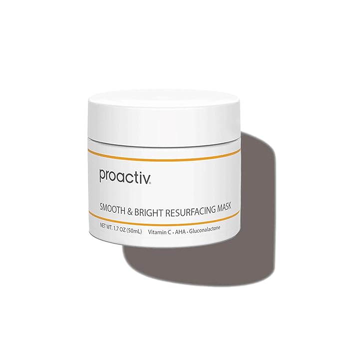 Proactiv Smooth & Bright Resurfacing Vitamin C Face Mask - Targets Post Acne Dark Marks, Hyperpigmentation, Rough Texture, Formulated for Acne-Prone Skin, 1.7 Oz-Velvo Beauty