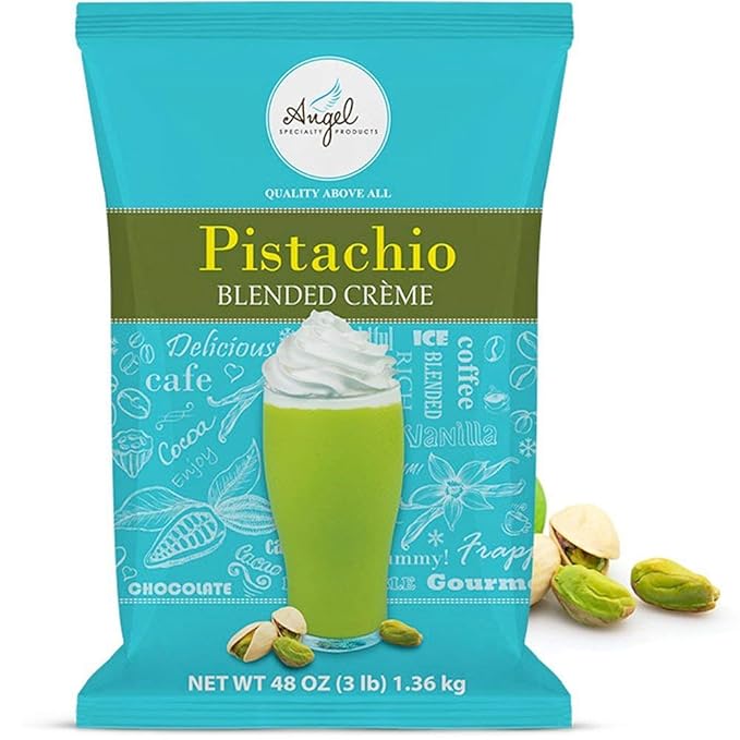 Pistachio Blended Crème Mix by Angel Specialty Products [3 LB]-Velvo Beauty