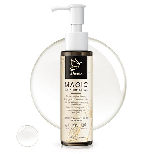 Magic Body Firming Oil, 3.38 FL OZ, Korean Skin Care Post-Shower Body Oil for Women – With 767,000ppm Jojoba Oil,to Tighten, Hydrate & Nourish Dry Skin, Lightweight & Non-Greasy for Full Body Use-Velvo Beauty