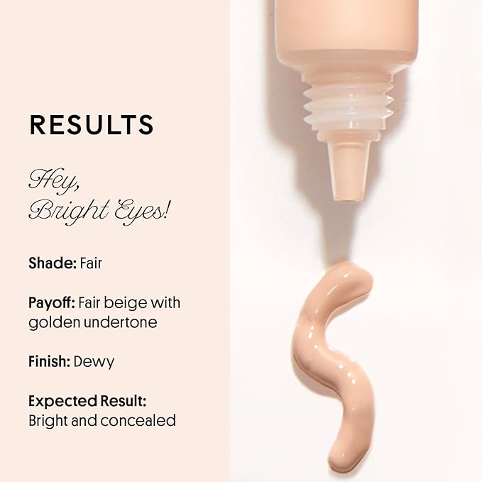 Winky Lux Peeper Perfect Under Eye Concealer, Makeup & Eye Brightener, Full Coverage Concealer for Dark Circles, Color Corrector & Eye Primer, With Collagen, Hyaluronic Acid & Vitamin E (Fair)-Velvo Beauty