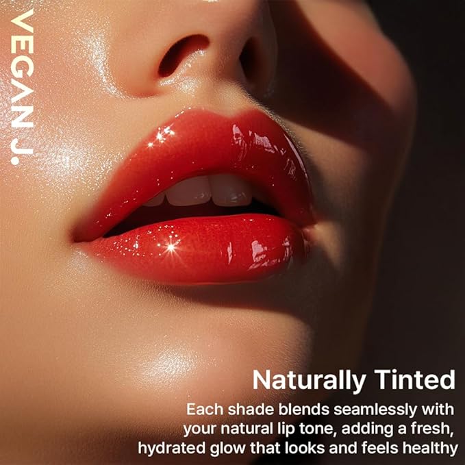 Lip Balm – Long-Lasting Hydration with Natural Color – Korean Beauty, Oasis Plant Complex, Silicone-Free, Vegan & Cruelty-Free Lip Care (005 Ruby Red)-Velvo Beauty