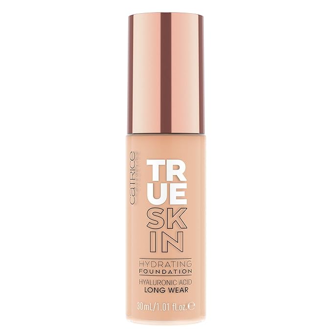 Catrice | True Skin Hydrating Foundation | Lightweight Buildable Coverage with Hyaluronic Acid and Watermelon Seed Oil | Vegan & Cruelty Free (015 | Warm Vanilla)-Velvo Beauty