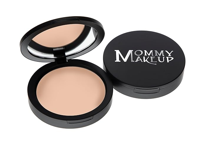 Mineral Dual Powder in Due Date (Medium) | 4-in-1 Pressed Mineral Foundation with SPF 15 for Flawless Glow & Soft Looking Skin | Oil Free, Talc Free, Gluten Free | 0.45 Oz | by Mommy Makeup-Velvo Beauty