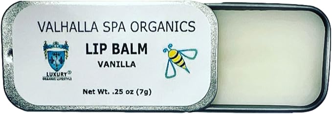 Beeswax Lip Balm with Aloe Vera and Vitamin E | Vanilla Scent | Un-Flavored-Velvo Beauty