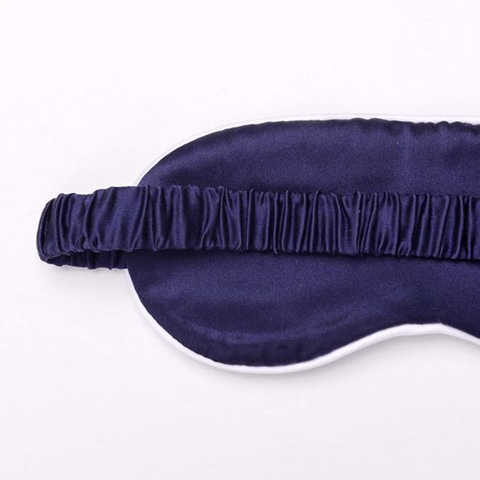 Silk Sleep Mask Light Blocking Luxury 100% Mulberry 19mm Silk Eye Mask Eye Cover Blindfold Ultra Soft Light & Comfy Anti Aging Skin Care with Travel Bag Gift Package-Velvo Beauty