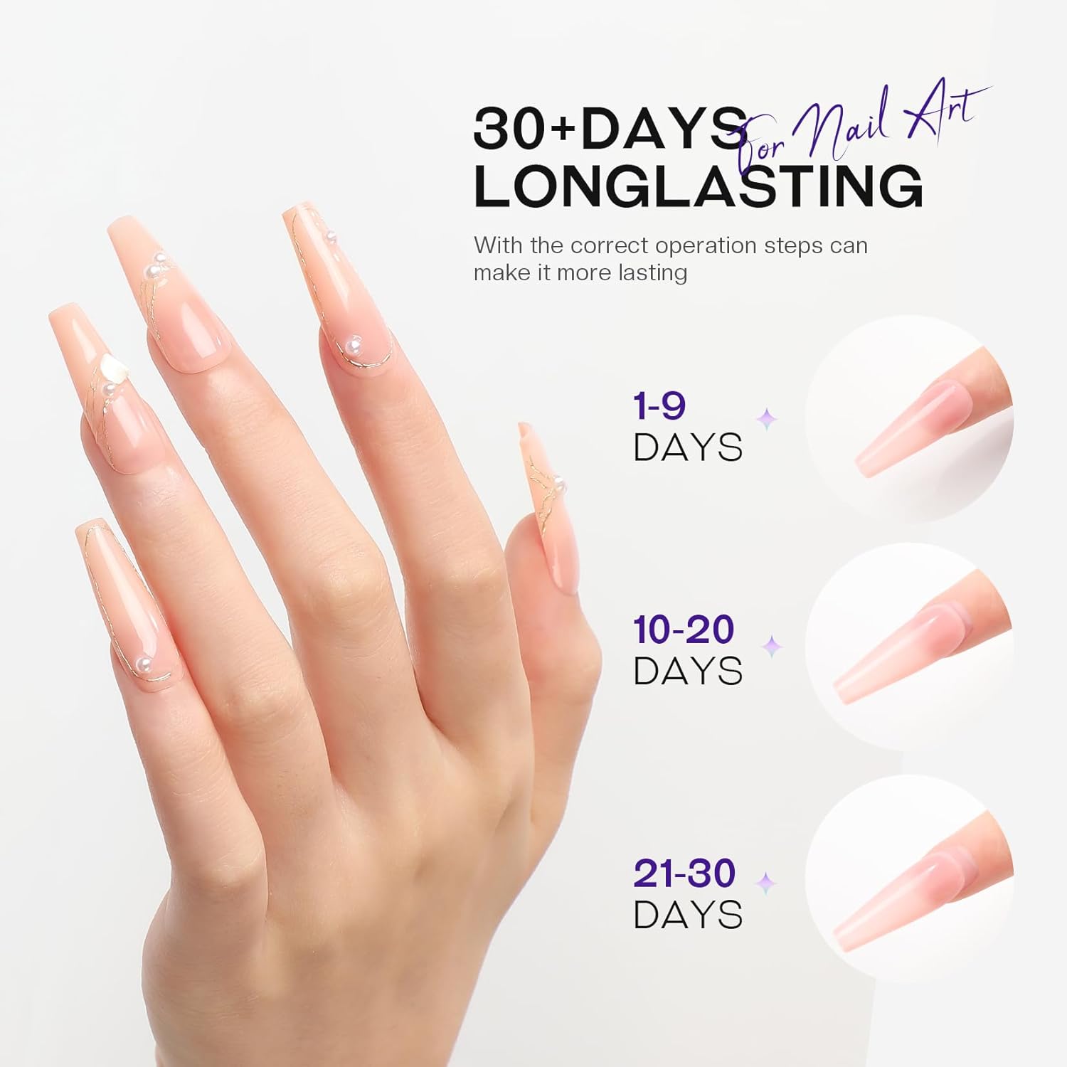 Soft Solid Nail Glue Gel: Clear Nail Gel for Press on Fake Nails Tips 20g for UV Cure Light Acrylic Builder Adhesive Gel Extension Strong Supplies-Velvo Beauty