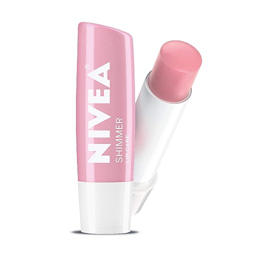 NIVEA Shimmer Lip Care - Pearly Shimmer for Chapped Lips, Moisturize All Day - .17 oz. Stick-Velvo Beauty