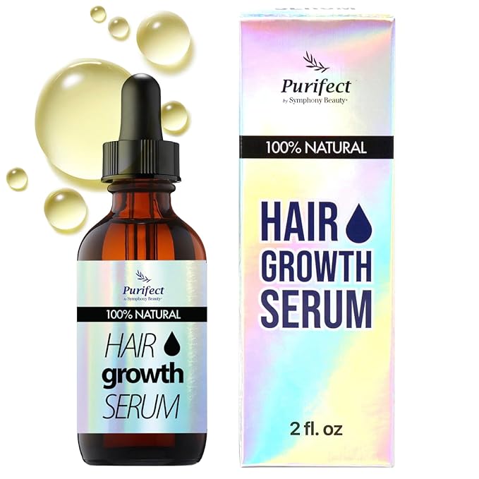 100 Natural Botanical Hair Growth Serum for Nourishing Hair Scalp and Protecting Hair loss, Moringa Camellia Rosemary Castor Tea Tree Peppermint Jojoba Blended , Made In USA (2oz)-Velvo Beauty