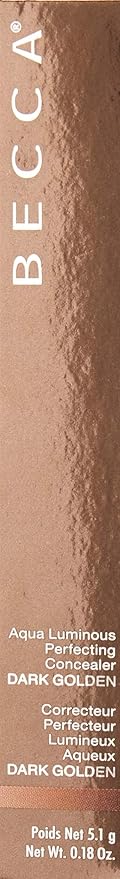 Becca Aqua Luminous Perfecting Concealer, Dark Golden, 0.18 Ounce-Velvo Beauty