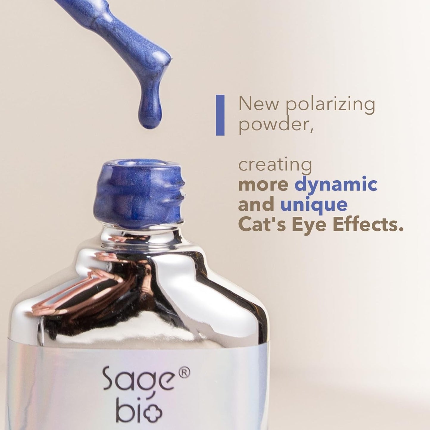 High-Density Cat Eye Gel Nail Polish with Magnet Stick, 15ml Dopamine Color Palette, Magnetic Effect Gel for DIY Manicure, Multiple Color Options - Cobalt Glimmer-Velvo Beauty