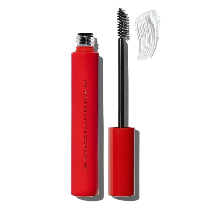 MAKE Beauty Infinite Hold Brow Gel. Clear Eyebrow Gel with Brush. Sculpt, Define, and Set Eyebrows - All-Day Wear-Velvo Beauty