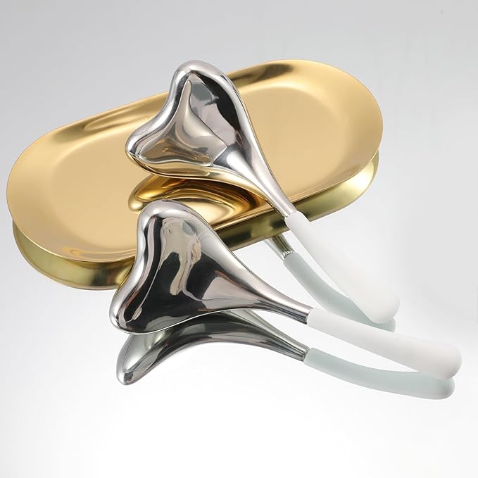 2-in-1 Gua Sha Cryo Sticks, Facial Skin Care Tools for Women Face and Eyes Massage, Unbreakable Stainless Steel Esthetician Supplies, Cooling Spa Ice Globes Roller with Carry Case-Velvo Beauty