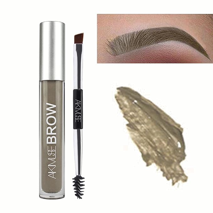 Waterproof Liquid Eyebrow Gels, Smudge-Proof, Sweat Resistant, Full Natural-24Hours Long Lasting Tinted Makeup Color Gel with Brow Pen (BLONDE)-Velvo Beauty