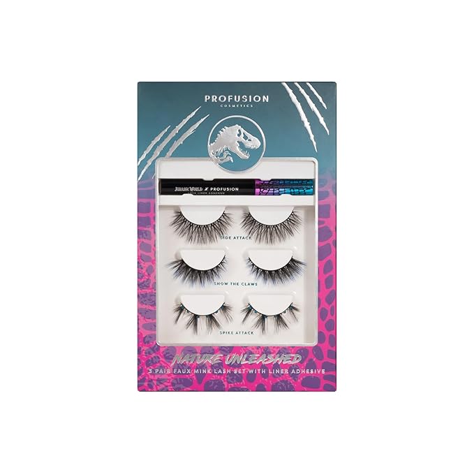 Jurassic World 3pc Lash Set Makeup Collection-Velvo Beauty