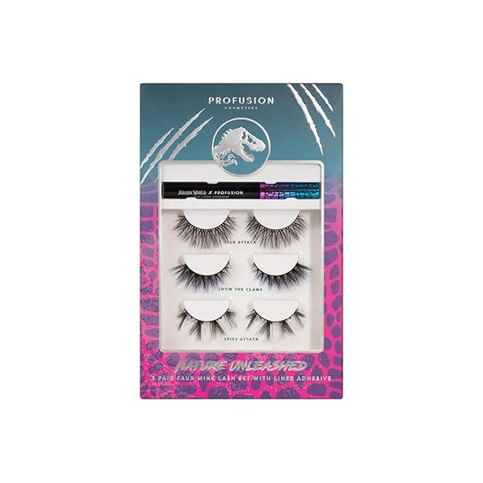 Jurassic World 3pc Lash Set Makeup Collection-Velvo Beauty