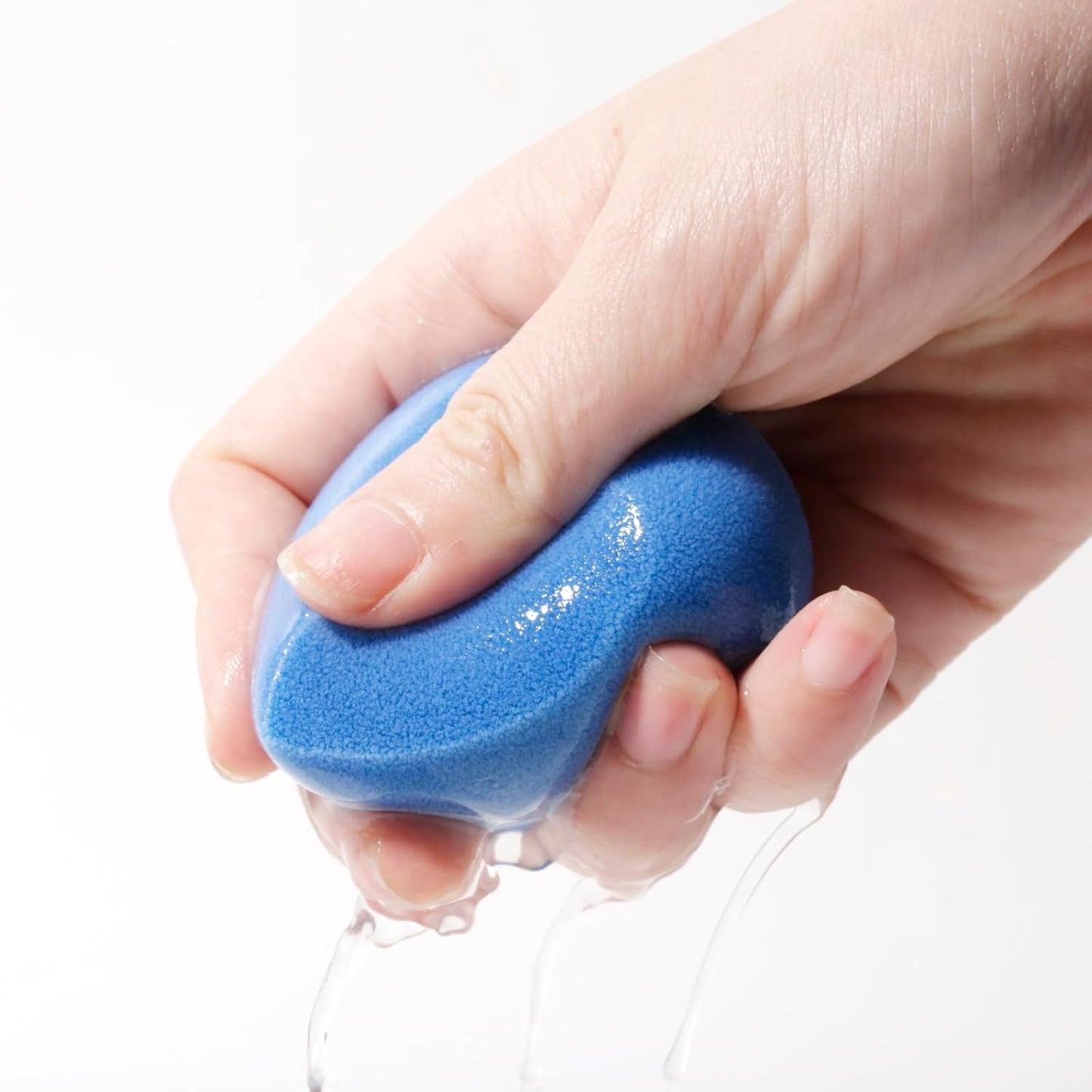 JUNO & Co. Microfiber Makeup Sponge, Dual Layer Technology for Full Coverage Flawless Makeup Blender for Foundation, Powder and Cream (2-Piece Color Duo: Blue and Green)-Velvo Beauty