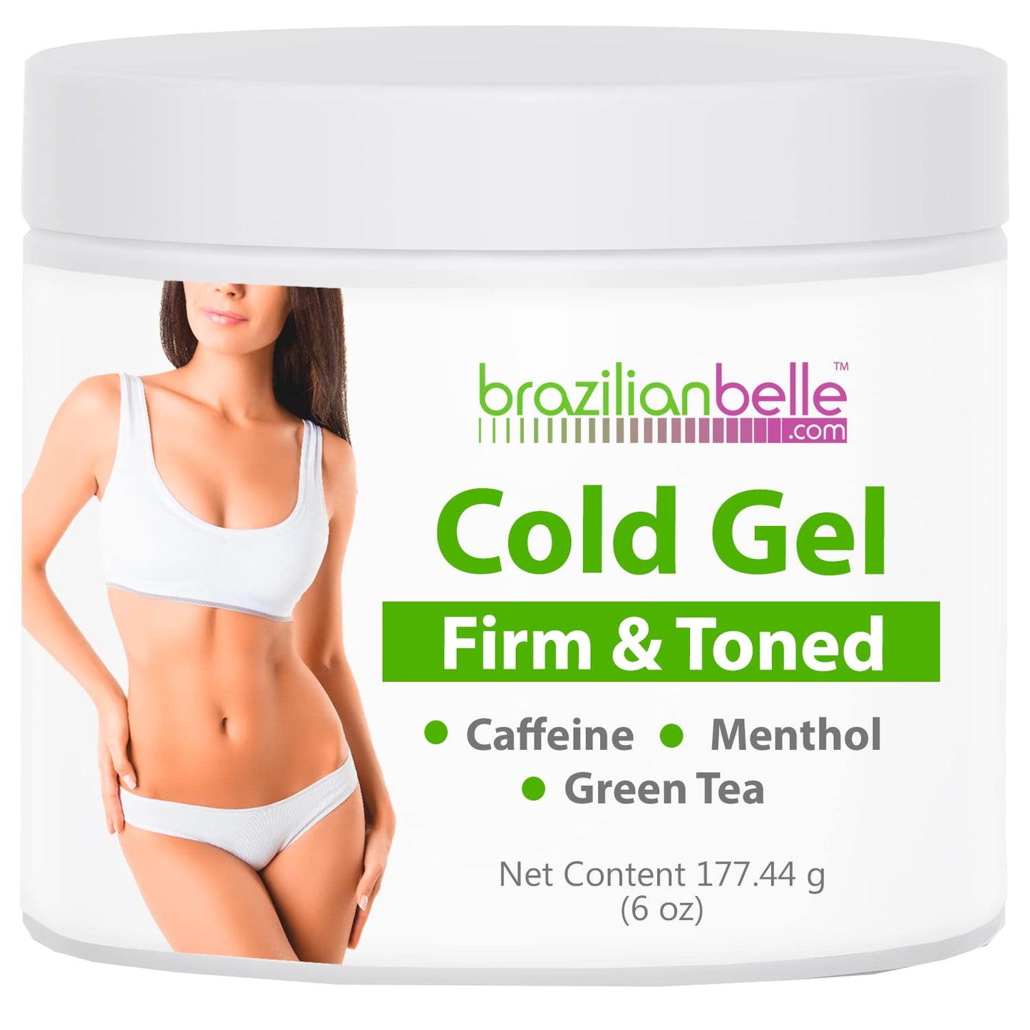 Brazilian Belle Cold Firmings Gel - Tightening & Anti Cellulite Cream with Caffeine - Advanced Firming & Body Firmings Gel for Loose & Sagging Skin - Suitable for All Skin Types-Velvo Beauty
